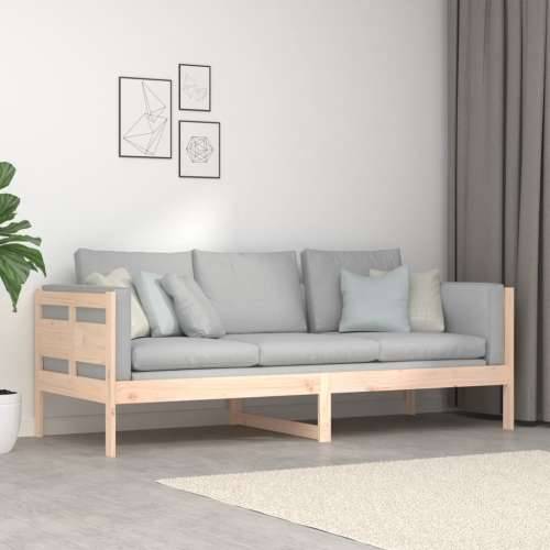 Dnevni ležaj od masivne borovine 80 x 200 cm - Prirodna 80 x 200 cm Cijena