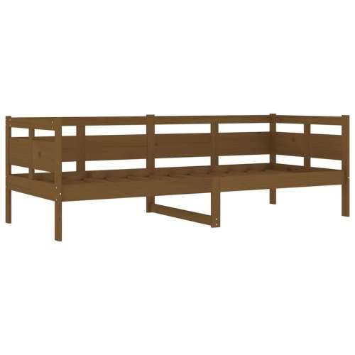 Dnevni ležaj od masivne borovine smeđa boja meda 80 x 200 cm - boja meda 80 x 200 cm Cijena