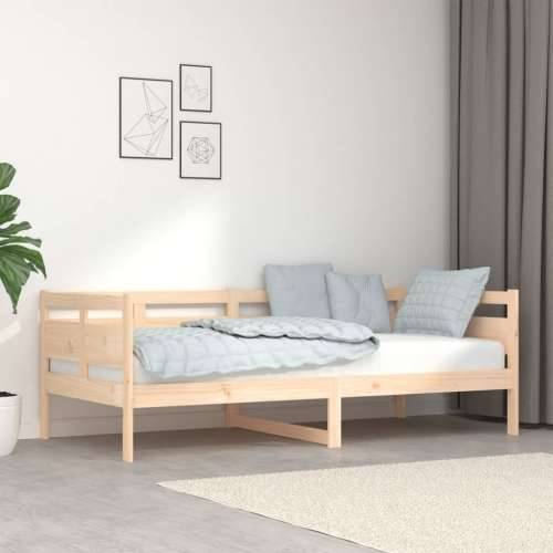 Dnevni ležaj od masivne borovine 90 x 190 cm - Prirodna 90 x 190 cm Cijena