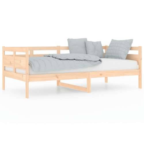 Dnevni ležaj od masivne borovine 90 x 190 cm - Prirodna 90 x 190 cm Cijena