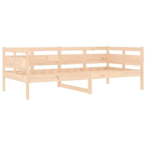 Dnevni ležaj od masivne borovine 90 x 190 cm - Prirodna 90 x 190 cm Cijena