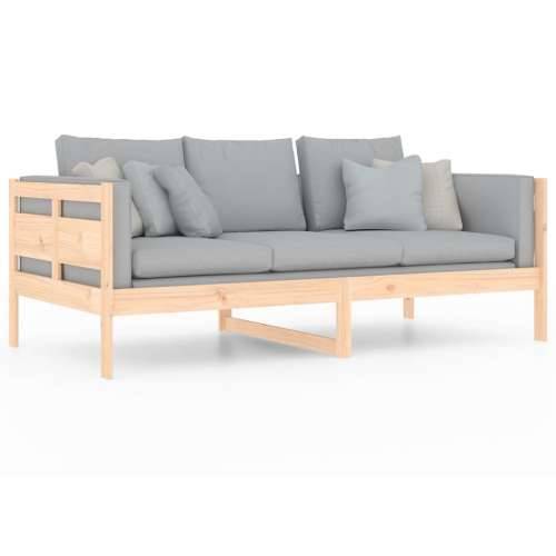 Dnevni ležaj od masivne borovine 90 x 190 cm - Prirodna 90 x 190 cm Cijena