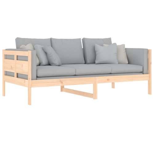 Dnevni ležaj od masivne borovine 90 x 190 cm - Prirodna 90 x 190 cm Cijena