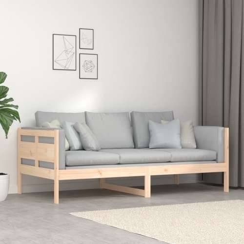 Dnevni ležaj od masivne borovine 90 x 190 cm - Prirodna 90 x 190 cm Cijena