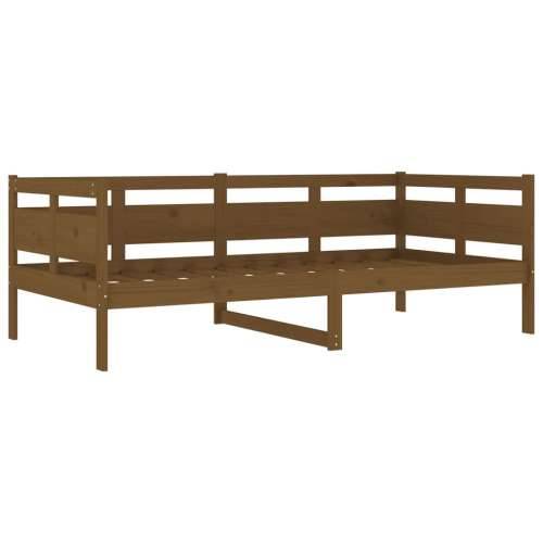 Dnevni ležaj od masivne borovine smeđa boja meda 90 x 190 cm - boja meda 90 x 190 cm Cijena