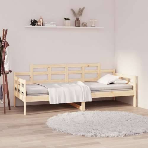 Dnevni ležaj od masivne borovine 90 x 190 cm - Prirodna 90 x 190 cm Cijena