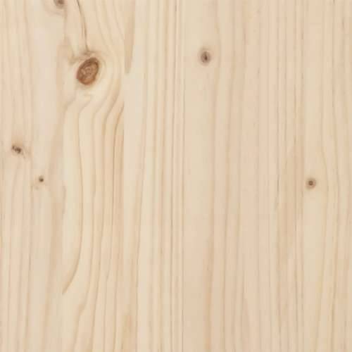 Okvir za krevet od masivnog drva 140 x 190 cm - Prirodna 140 x 190 cm Cijena
