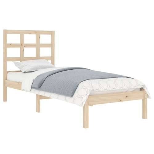 Okvir za krevet od masivnog drva 100 x 200 cm - Prirodna 100 x 200 cm Cijena