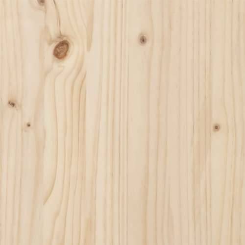 Okvir za krevet od masivnog drva 100 x 200 cm - Prirodna 100 x 200 cm Cijena