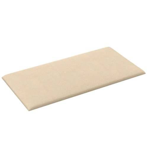 Zidne ploče od tkanine 12 kom krem 30 x 15 cm 0,54 m² - Krema 30 x 15 cm 12 Pravokutno Cijena