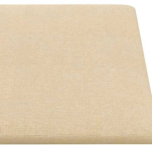 Zidne ploče od tkanine 12 kom krem 30 x 15 cm 0,54 m² - Krema 30 x 15 cm 12 Pravokutno Cijena