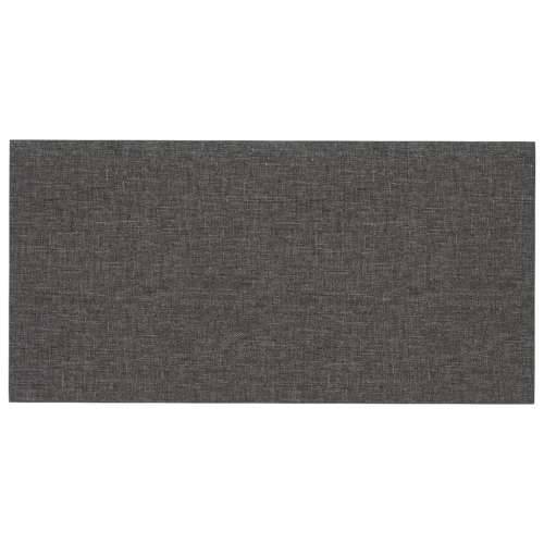 Zidne ploče od tkanine 12 kom tamnosive 30 x 15 cm 0,54 m² - Tamno siva 30 x 15 cm 12 Pravokutno Cijena