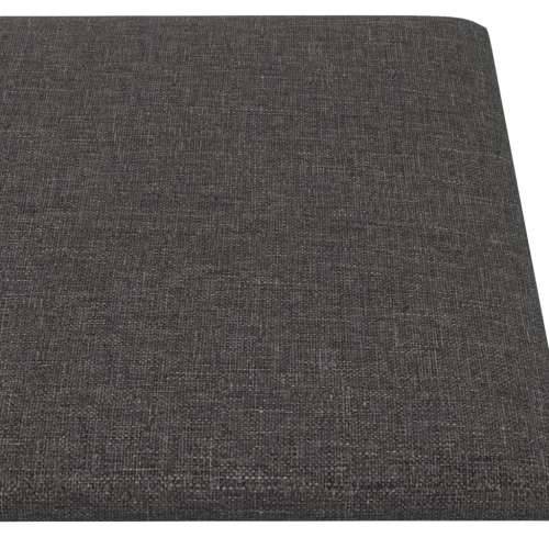 Zidne ploče od tkanine 12 kom tamnosive 30 x 15 cm 0,54 m² - Tamno siva 30 x 15 cm 12 Pravokutno Cijena