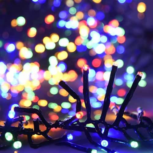 LED traka s 3000 LED žarulja šarena 23 m PVC - Višebojna i tamnozelena 23 m 1 Cijena