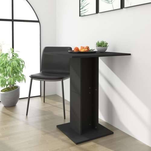 Bistro stol crni 60 x 60 x 75 cm od konstruiranog drva Cijena