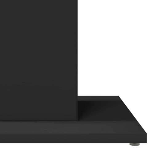 Bistro stol crni 60 x 60 x 75 cm od konstruiranog drva - Crna 1 Cijena