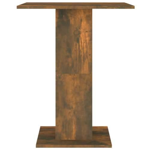 Bistro stol boja dimljenog hrasta 60x60x75 cm konstruirano drvo Cijena