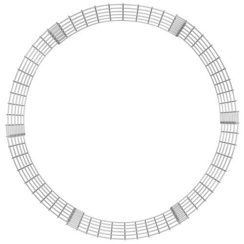 Kružni gabionski stup od pocinčanog čelika Ø 100 x 50 cm Cijena