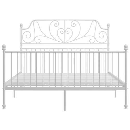 Okvir za krevet bijeli metalni 140 x 200 cm - Bijela 140 x 200 cm Cijena