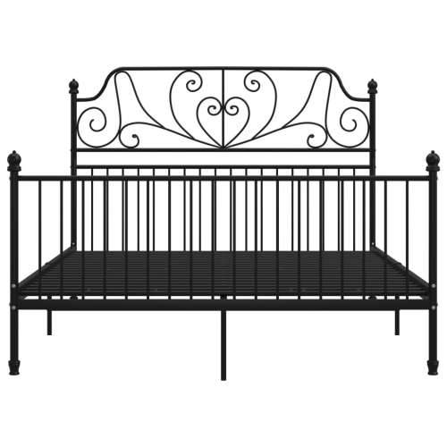 Okvir za krevet crni metalni 160 x 200 cm - Crna 160 x 200 cm Cijena