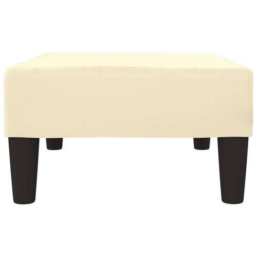 Tabure crni 78 x 56 x 32 cm od umjetne kože  - Krema 1 Cijena
