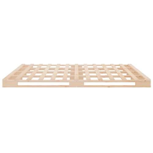 Krevet od paleta 200 x 200 cm od masivne borovine - Prirodna 200 x 200 cm Cijena