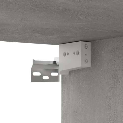 4-dijelni set TV ormarića siva boja betona konstruirano drvo - Beton siva 4 80 cm Cijena