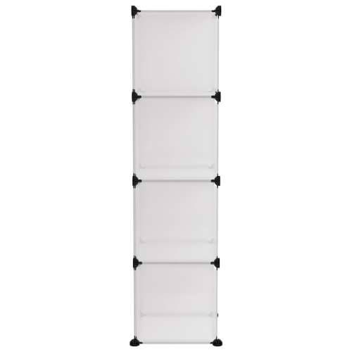 Kockasti organizator za pohranu s 12 kocki prozirni PP - Transparentan 94.5 x 31.5 x 124 cm 1 Cijena