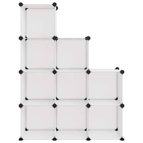 Kockasti organizator za pohranu s 9 kocki prozirni PP - Transparentan 95.5 x 31.5 x 124 cm 1 Cijena
