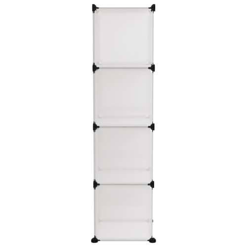 Kockasti organizator za pohranu s 9 kocki prozirni PP - Transparentan 95.5 x 31.5 x 124 cm 1 Cijena