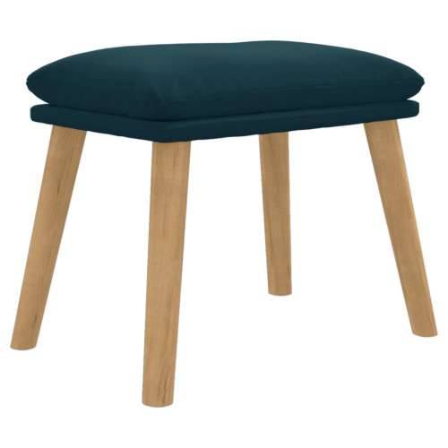 Tabure plavi 45x29,5x35 cm baršunasti - Plava 1 Svjetlosmeđa Cijena