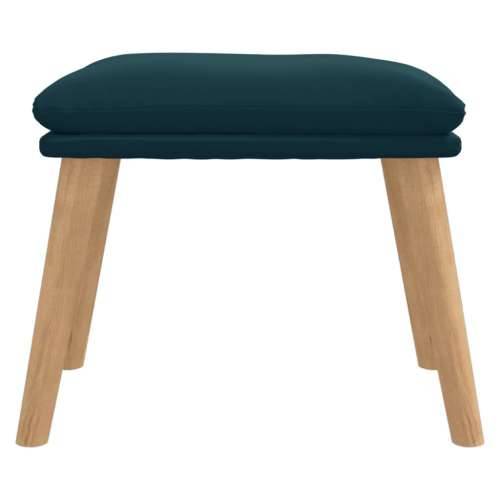 Tabure plavi 45x29,5x35 cm baršunasti - Plava 1 Svjetlosmeđa Cijena