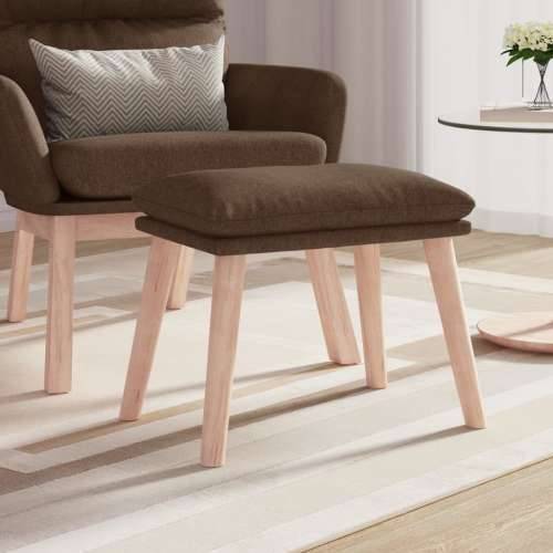 Tabure smeđi 45 x 29,5 x 35 cm od tkanine - Smeđa 1 Svjetlosmeđa Cijena