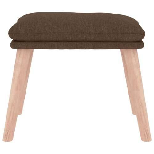 Tabure smeđi 45 x 29,5 x 35 cm od tkanine - Smeđa 1 Svjetlosmeđa Cijena
