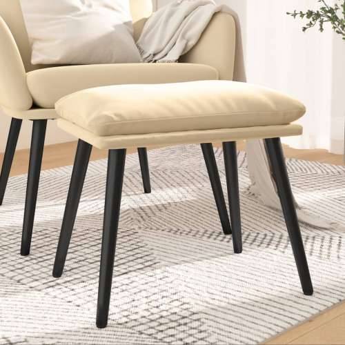 Tabure krem bijeli 45x29,5x35 cm baršunasti - Krem bijela 1 Cijena