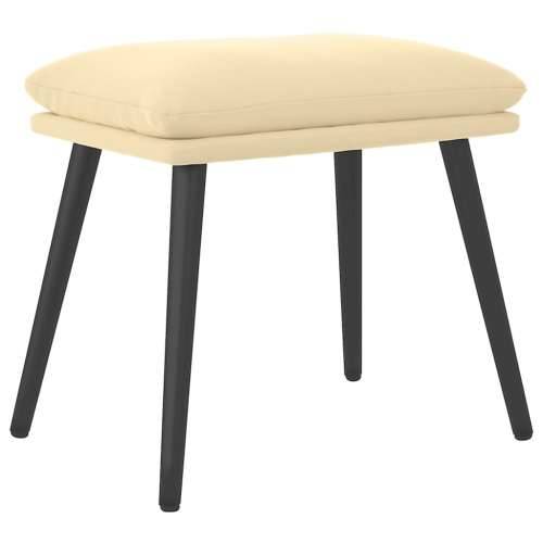 Tabure krem bijeli 45x29,5x35 cm baršunasti - Krem bijela 1 Cijena