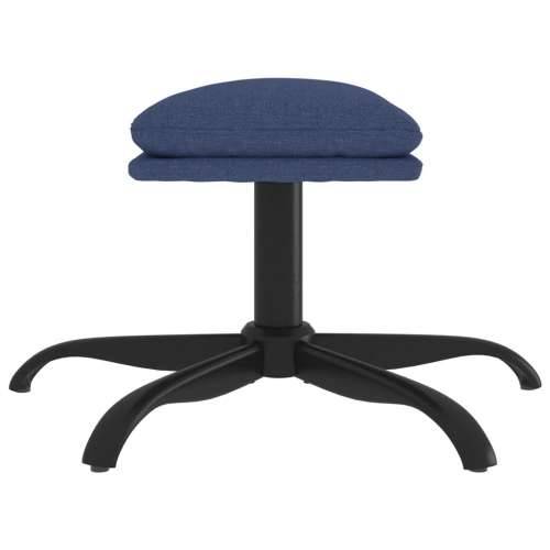 Tabure plavi 60x60x36 cm od tkanine - Plava 1 Cijena