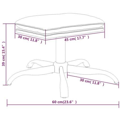 Tabure plavi 60x60x36 cm od tkanine - Plava 1 Cijena