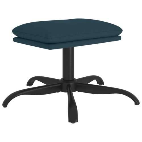 Tabure plavi 60x60x36 cm baršunasti - Plava 1 Cijena