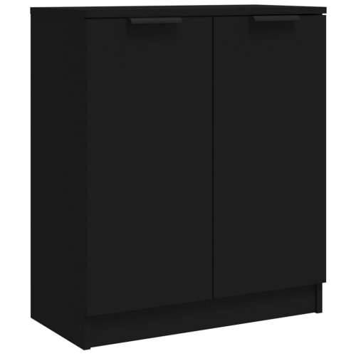 Komoda crna 60x30x70 cm od konstruiranog drva - Crna 1 Cijena
