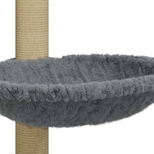 Penjalica za mačke - Kuća za mačke - Grebalica sa stupom za grebanje svjetlosiva 74 cm - Svjetlosiva Cijena