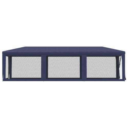 Šator za svadbe - šator za zabave s 8 mrežastih bočnih zidova plavi 3 x 9 m HDPE - Plava 3 x 9 m 1 with 8 sidewalls Cijena