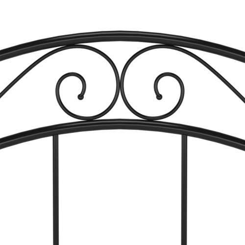 Okvir za krevet crni metalni 100 x 200 cm - Crna 100 x 200 cm Cijena