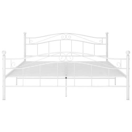 Okvir za krevet bijeli metalni 140 x 200 cm - Bijela 140 x 200 cm Cijena