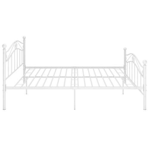 Okvir za krevet bijeli metalni 140 x 200 cm - Bijela 140 x 200 cm Cijena
