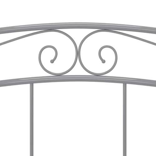 Okvir za krevet bez madraca sivi metalni 140 x 200 cm - Siva 140 x 200 cm Cijena
