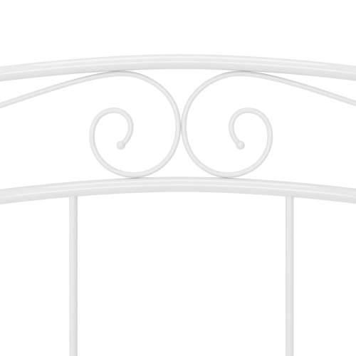 Okvir za krevet bijeli metalni 160 x 200 cm - Bijela 160 x 200 cm Cijena