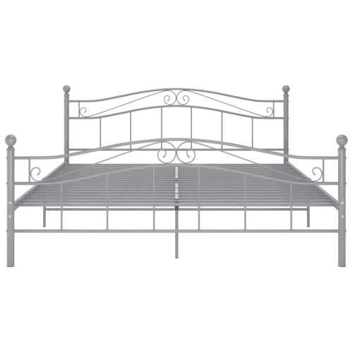 Okvir za krevet sivi metalni 160 x 200 cm - Siva 160 x 200 cm Cijena