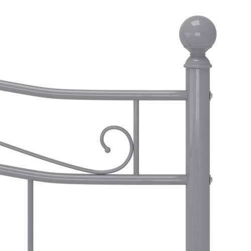 Okvir za krevet sivi metalni 160 x 200 cm - Siva 160 x 200 cm Cijena
