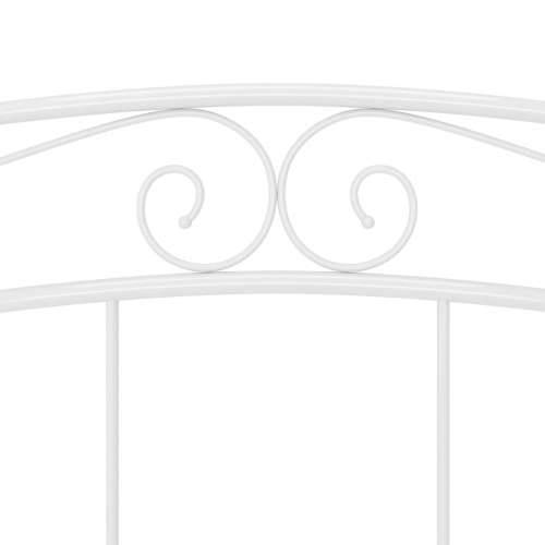 Okvir za krevet bijeli metalni 180 x 200 cm - Bijela 180 x 200 cm Cijena